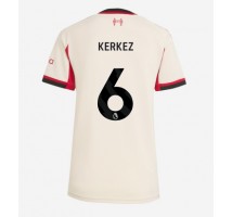 Liverpool Milos Kerkez #6 Koszulka Wyjazdowa damskie 2025-26 Krótki Rękaw